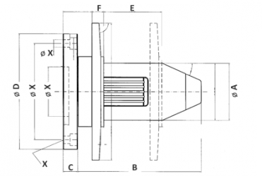 Chuck With Flange For Ejection